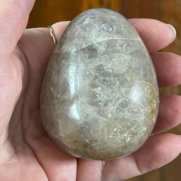 Smoky Quartz egg crystal 2.5” medium  stone healing feng shui - Picture 5 of 15